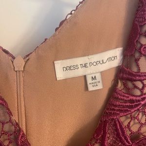 Dress the Population MIDI Dress